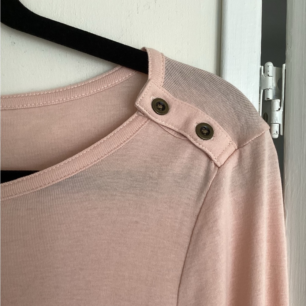 J. CREW Perfect Fit boatneck cotton shirt EUC - Picture 3 of 4